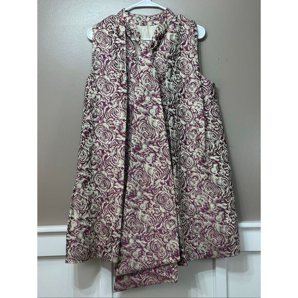 NWT Sunday in Brooklyn Brocade Back Bow Mini Shift Dress Women's Small - Picture 11 of 12